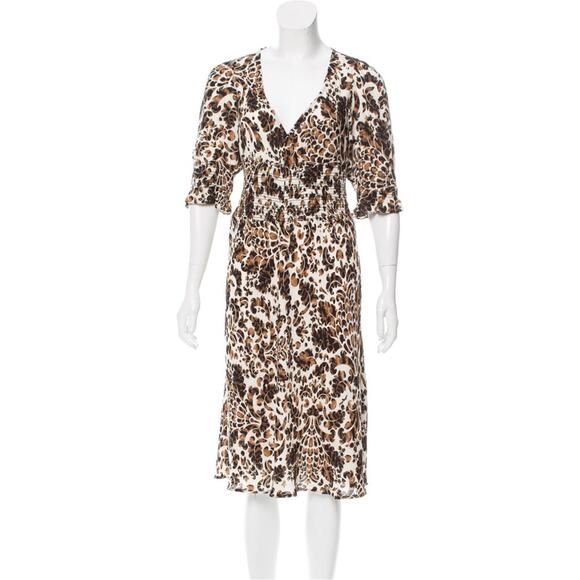 Diane von Furstenberg Silk Martina Dress Size 4 - Picture 2 of 8